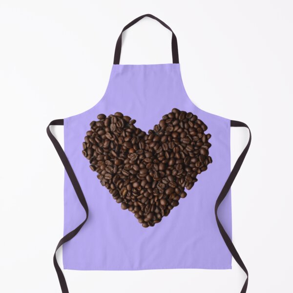 Item preview, Coffee Bean Heart, purple background designed and sold by SquishStitches.