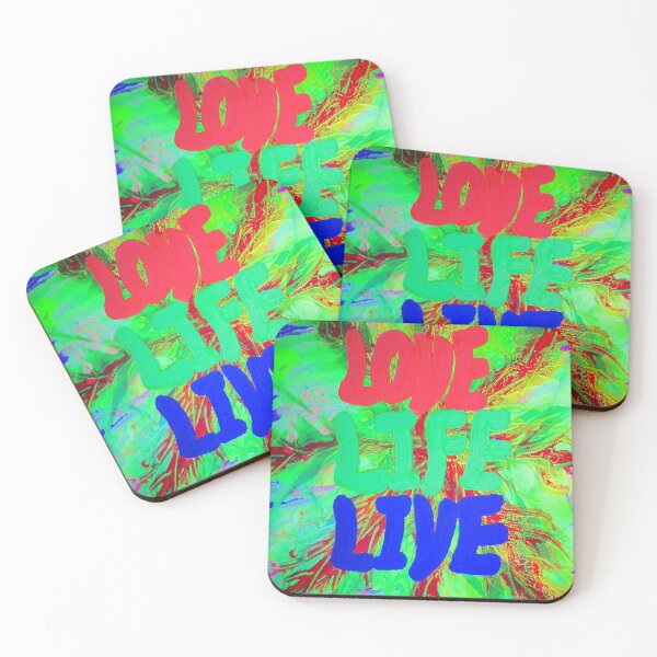 Item preview, LOVE LIFE LIVE Painting, Under UV Light designed and sold by Andrew Morrell.