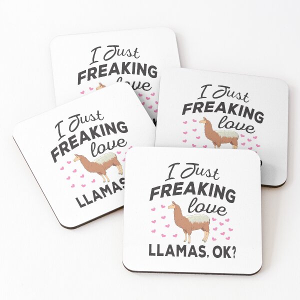Item preview, I Just Freaking Love Llamas Ok - Llamas lovers designed and sold by ReadyArt.