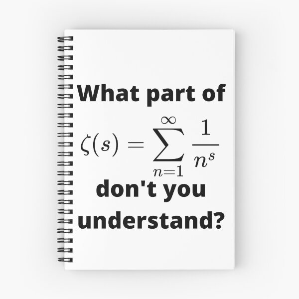 Item preview, What Don't You Understand? Riemann Hypothesis designed and sold by bonelessbooks.