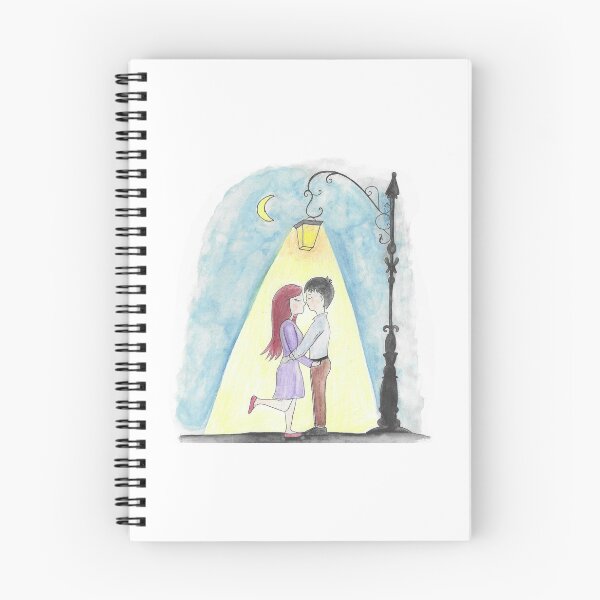 Item preview, A kiss under the street light designed and sold by dreamsfromadraw.