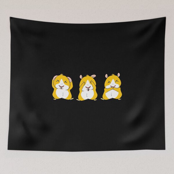 Item preview, Hear Nothing See Nothing Say Nothing Guinea Pigs designed and sold by Paulina Vanlife.