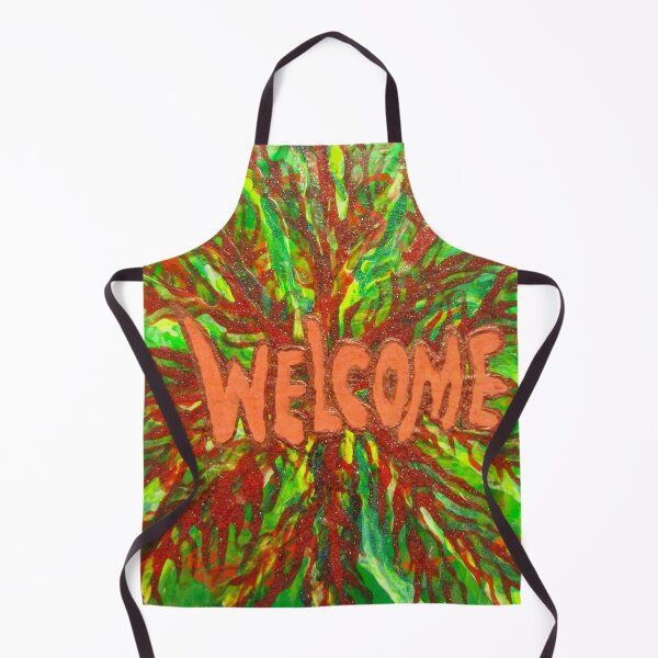 Item preview, WELCOME, Red And Green Painting designed and sold by Andrew Morrell.