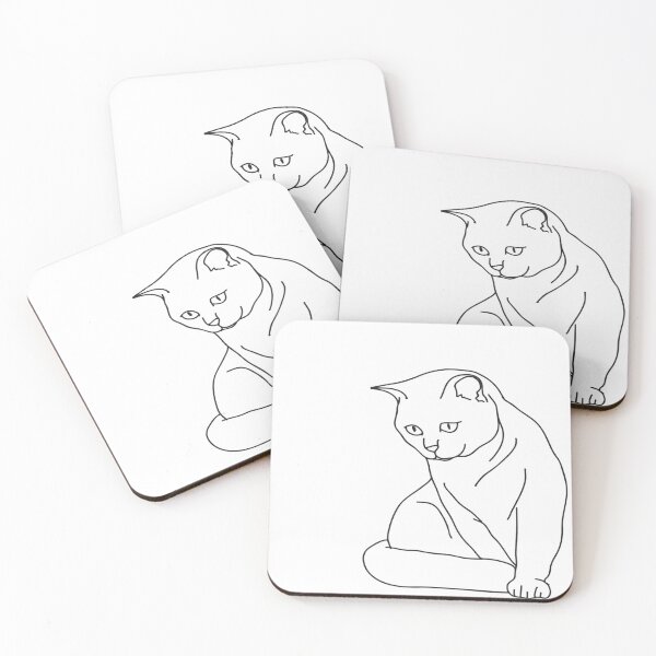 Item preview, Cat minimalistic designed and sold by Blaubeerspinne.