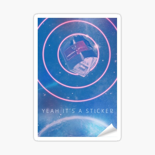 Yeah It's A Sticker (Community Flag) Sticker