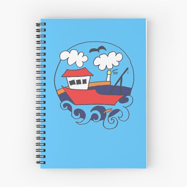 Item preview, Red Fishing Boat designed and sold by Moti Black.