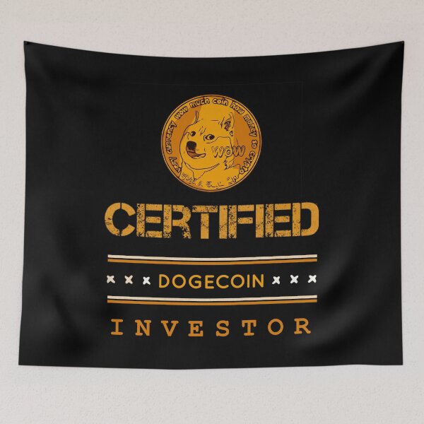 Item preview, Certified Dogecoin investor designed and sold by mwebba2005.