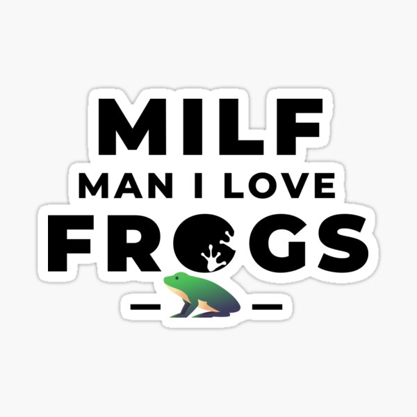 Vista previa del artículo con la obra «Hombre milf amo las ranas», diseñado y vendido por Anibar Shop⭐.
