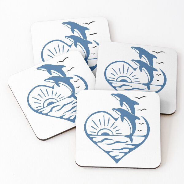 Item preview, Dolphin Sunset Love designed and sold by thepizzaboy.