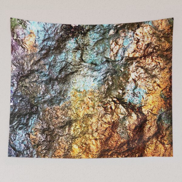 Item preview, Gold and Green Abstract Graffiti Art Photograohy designed and sold by Ensjodesigns.