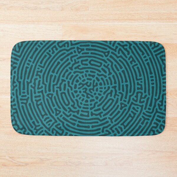 Item preview, Radial Turing Pattern Square (Green) designed and sold by John Uttley.