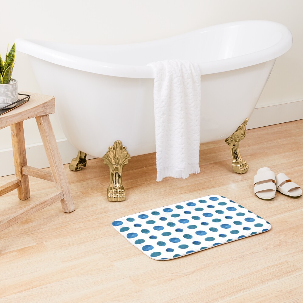 Item preview, Bath Mat designed and sold by SoloPatterns.