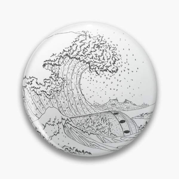 Item preview, Great Wave off Mata Nui designed and sold by Jerzilla-Art.