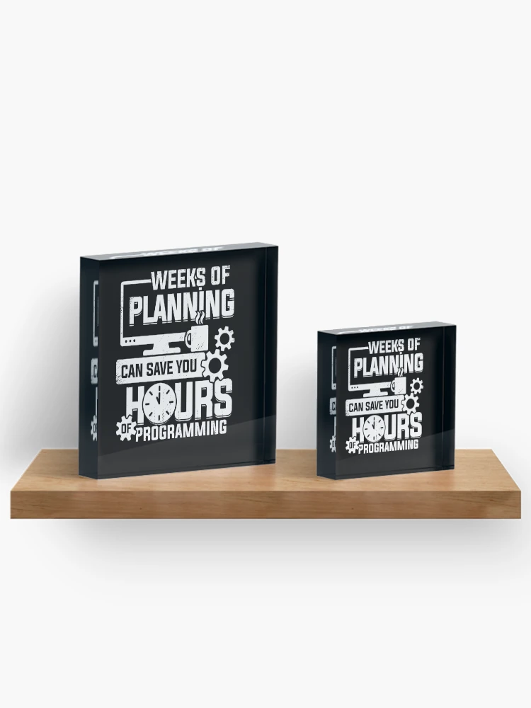 Thumbnail 3 of 5, Acrylic Block, Programming Code Coding Programmer Coder Gift designed and sold by Marcid95.