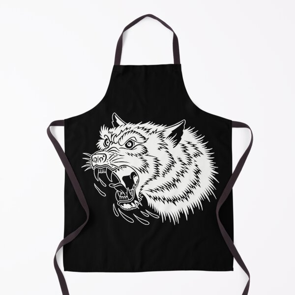 Item preview, Ravenous wolf head (White) designed and sold by Aloha-Life-808.