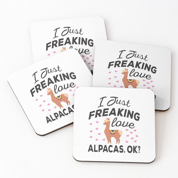Item preview, I Just Freaking Love Alpacas Ok - Amantes de las alpacas designed and sold by ReadyArt.