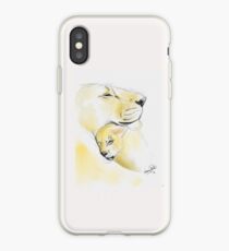 Mama lioness iPhone Case