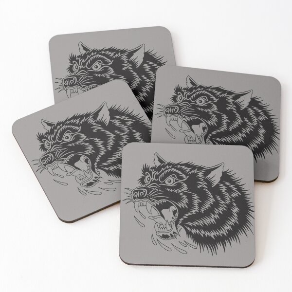 Item preview, Copy of Ravenous wolf head (Black)  designed and sold by Aloha-Life-808.