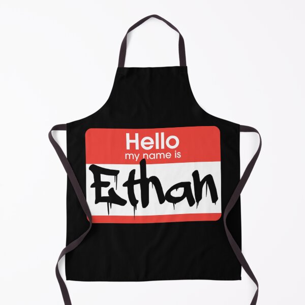 Item preview, Hello My Name is Ethan Ethan Tag designed and sold by Mooostickers.