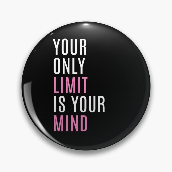 Item preview, Your Only Limit Is Your Mind (Black) designed and sold by quoteedesigns.