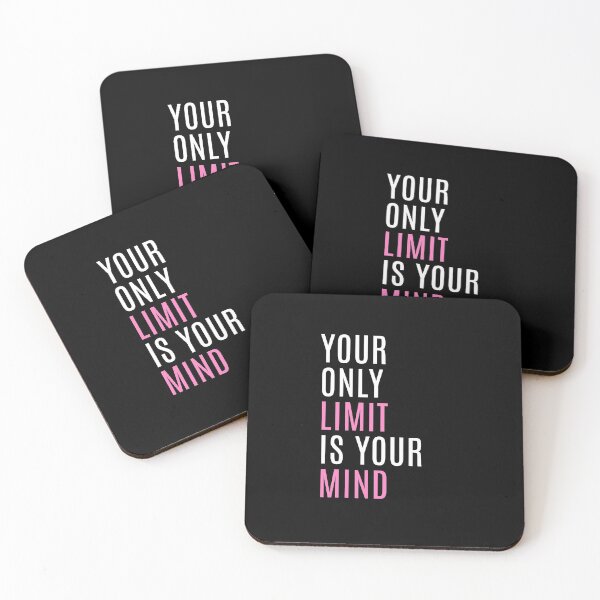 Item preview, Your Only Limit Is Your Mind (Black) designed and sold by quoteedesigns.