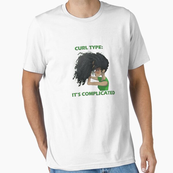 Item preview, Curl Type: It's Complicated!  designed and sold by CampTees.