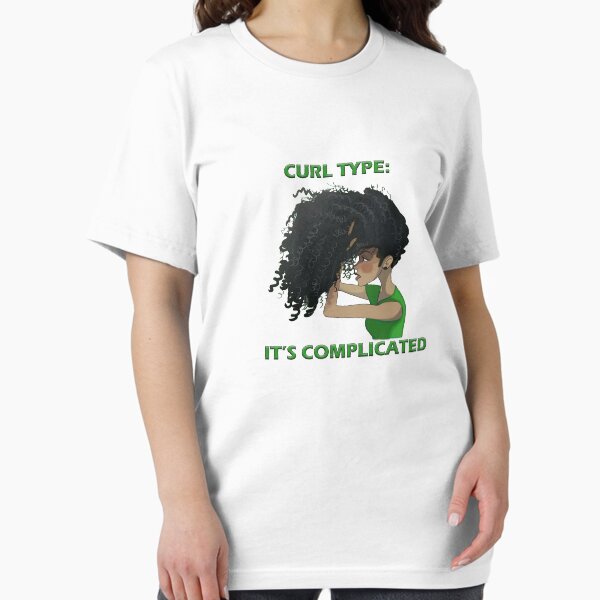 Item preview, Curl Type: It's Complicated!  designed and sold by CampTees.