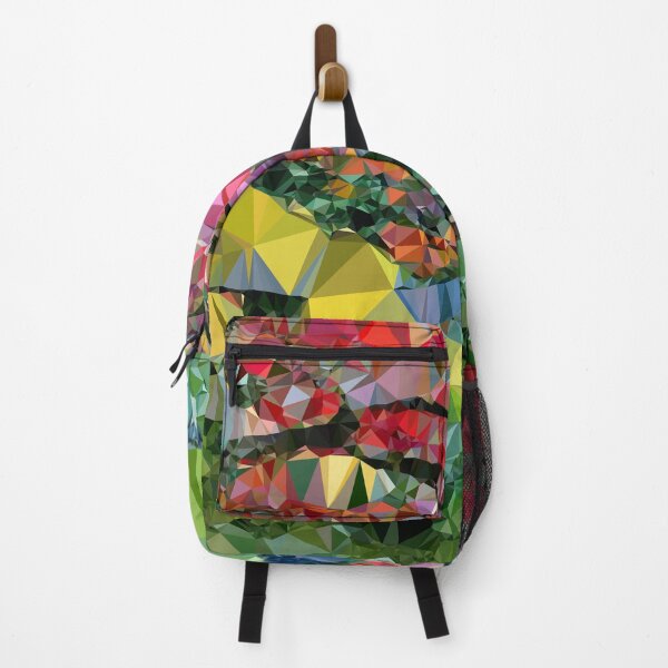 Item preview, Garden Landscape Low Poly Geometric Triangle Art designed and sold by Vicky Brago-Mitchell®.