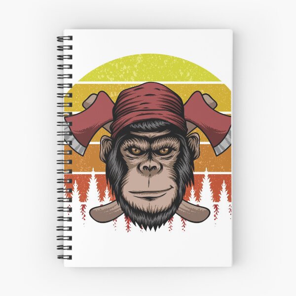 Item preview, Monkey lumberjack designed and sold by sevenforArt.