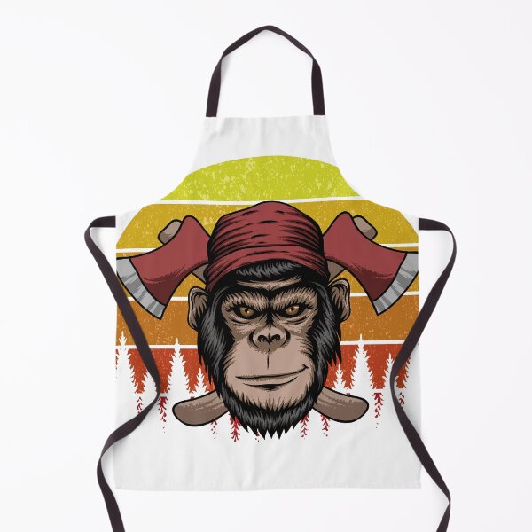 Item preview, Monkey lumberjack designed and sold by sevenforArt.