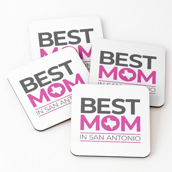 Item preview, Best Mom In San Antonio (pink/gray) designed and sold by OddPop.