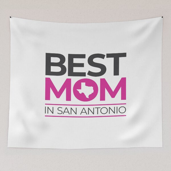 Item preview, Best Mom In San Antonio (pink/gray) designed and sold by OddPop.