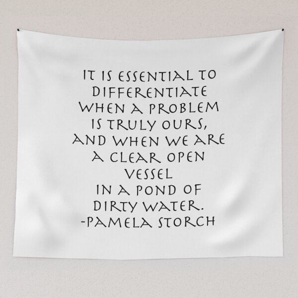 Item preview, Clear Open Vessel Quote by Pamela Storch designed and sold by Pamela Storch.