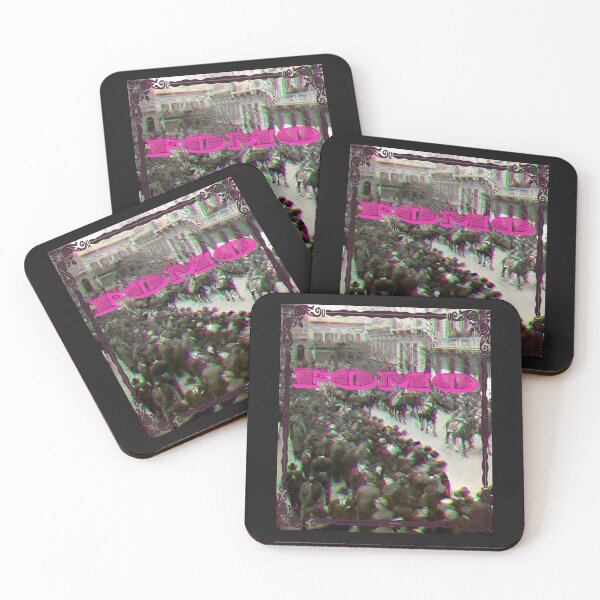 Item preview, FOMO | Pink Glitch | Retro | Vintage designed and sold by spinolator.
