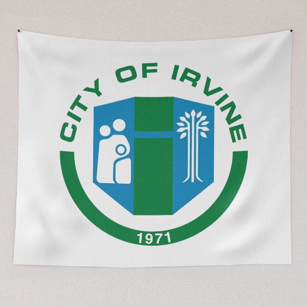 Item preview, irvine california ca state city flag designed and sold by cangurojoe.