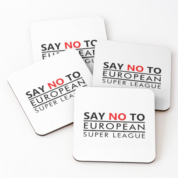 Item preview, Say NO To European Super League designed and sold by Rag-Dog.