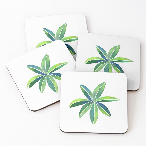 Item preview, Tropical Umbrella Plant Modern Watercolor Illustration designed and sold by Sandra Connelly.