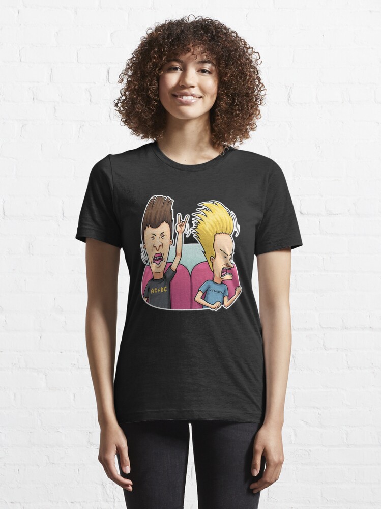 Alternate view of Beavis and Butthead Enjoying their time Essential T-Shirt