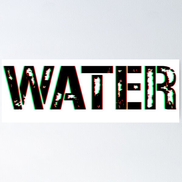 Item preview, Water Glitched designed and sold by MartianBCShop.