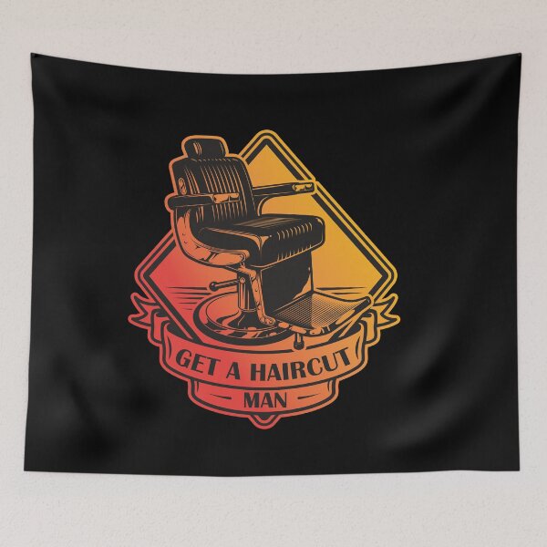 Item preview, Get a Haircut Man designed and sold by TheFlipRepublic.