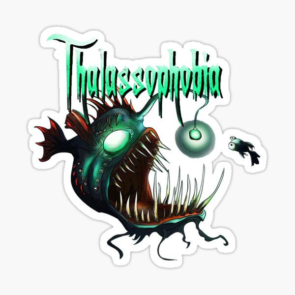 Angler Fish: Thalassophobia  Sticker