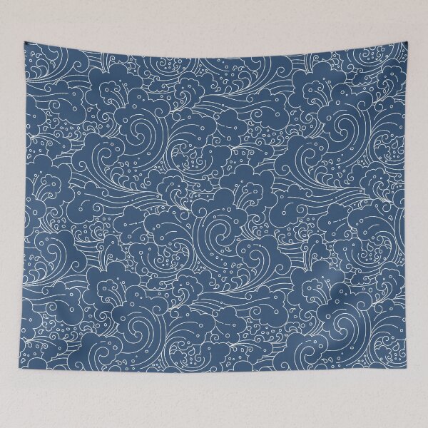 Item preview, japanese waves pattern designed and sold by Northendesigns.