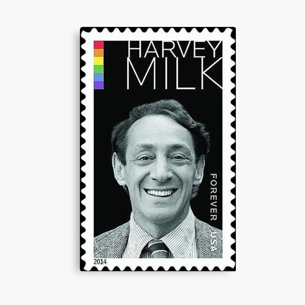 Harvey Milk Postage Stamp Canvas Print