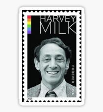 Harvey Milk Postage Stamp Sticker