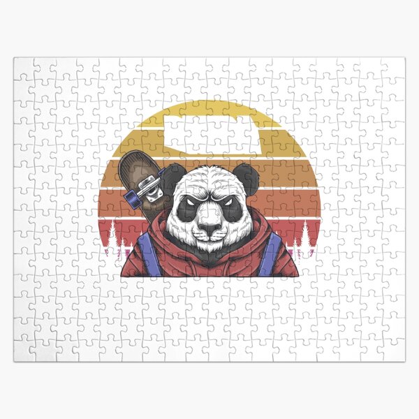 Item preview, Panda skateboard designed and sold by sevenforArt.