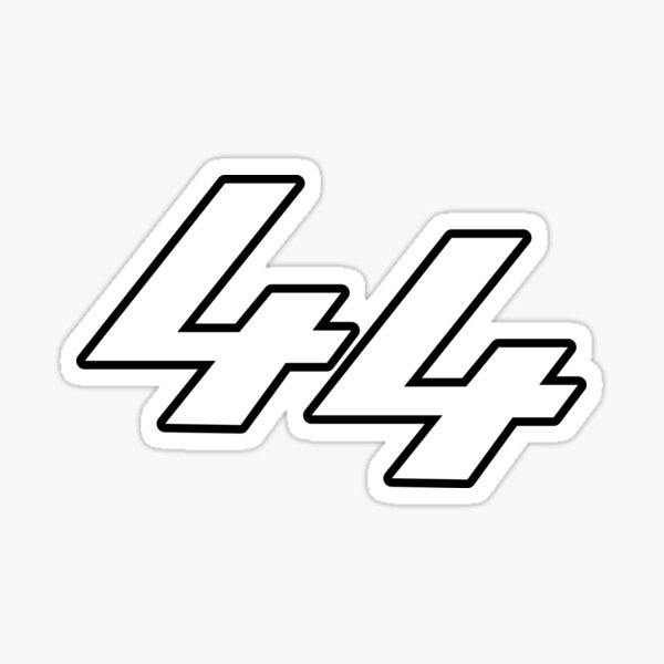F1 Lewis Hamilton 44 Sticker