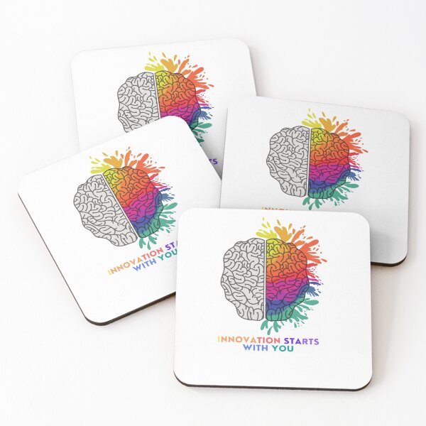Item preview, Innovation starts with you -Brain storming mind Design- designed and sold by Red-ElYoubi.