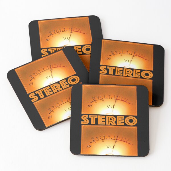 Item preview, VU METER STEREO ORANGE designed and sold by empanadilla.