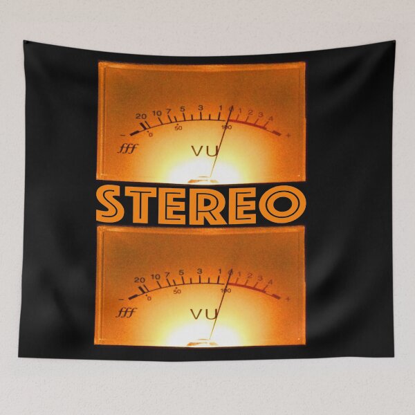 Item preview, VU METER STEREO ORANGE designed and sold by empanadilla.