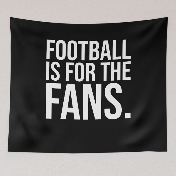 Item preview, Football Is For The Fans Anti Superleague Ultras designed and sold by mBshirts.